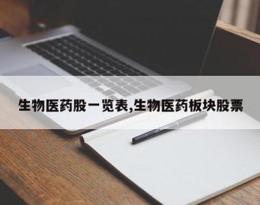 生物医药股一览表,生物医药板块股票